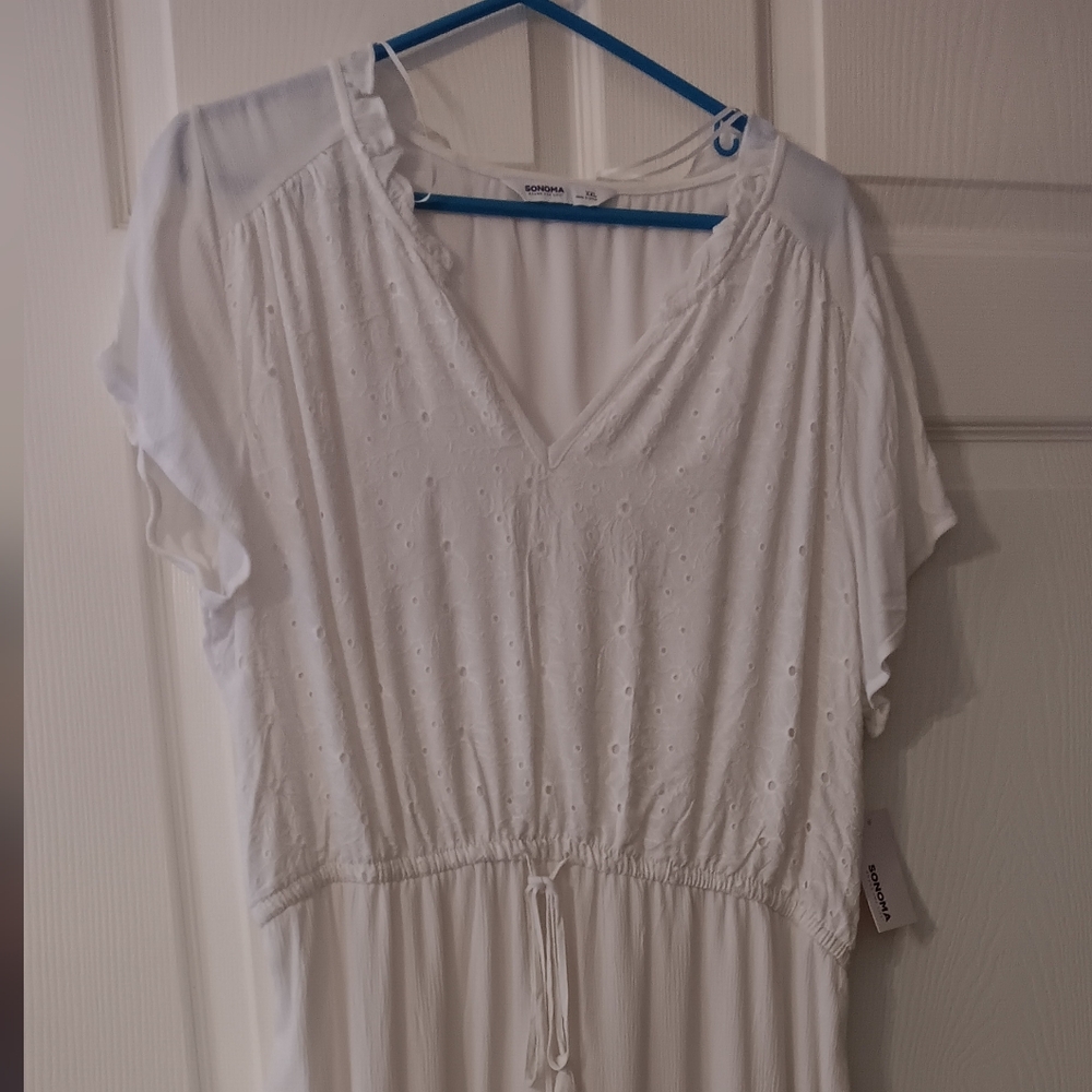 Kohl's White Maxi Dress